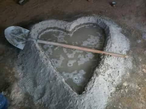 Amor y la amistad Albañil Cemento construcción